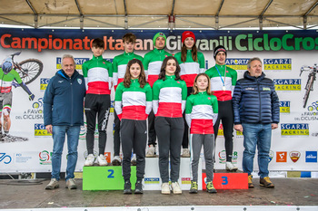 I vincitori del Campionato Italiano di Ciclocross 2024 CAtegorie Giovanili
