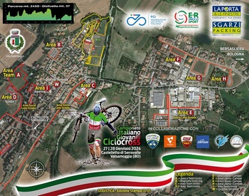 Logistica Campionato Italiano CX 2024 categorie giovanili