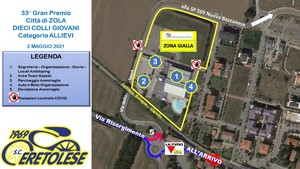 Percorso gara Cycling Cup Zola Predosa 2 maggio 2021